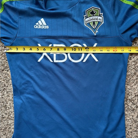 Seattle Sounders FC Adidas Soccer Jersey Men’s Small XBOX Blue adizero MLS - Picture 12 of 13